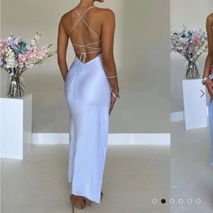 MISHA MAXI DRESS - BABY BLUE Babyboo Dress - Wedding guest / formal event